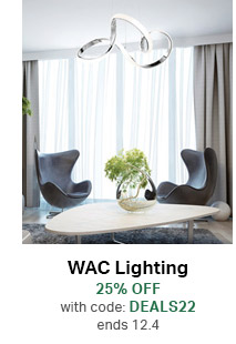 25% Off WAC Lighting with code: DEALS22 - ends 12.4 | Shop WAC Lighting 