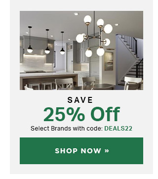 Save 25% Off select brands with code: DEALS22 | Shop Now 