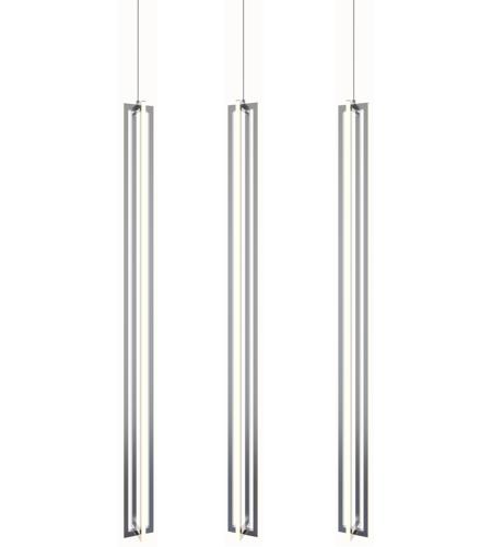 AFX CSSP48L30D1SNLNR3 Cass LED 5 Inch Satin Nickel Linear Pendant