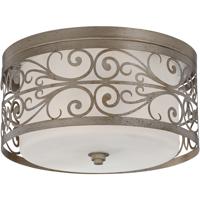 Craftmade 35883-AO Worthington 3 Light 13 inch Athenian Obol Flushmount Ceiling Light in Frosted