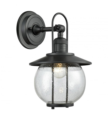 lighting 303bp-1w-bk-led allium 1 light 13 inch matte black out