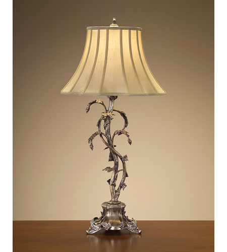 John Richard Lamps 33in Sheffield Silver Grapevine Lamp Jrl-8166 