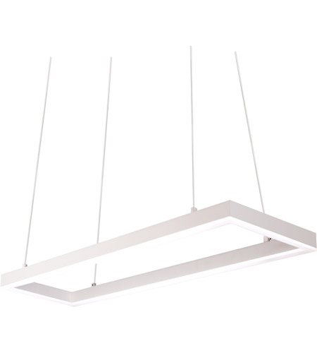 Kuzco Lighting Pd Wh Piazza Led Inch White Pendant Ceiling Light