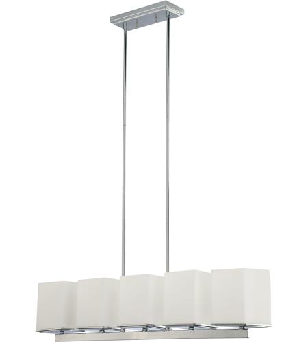 Nuvo Lighting Bento 5 Light Chandelier in Polished Chrome 60/4091 ...
