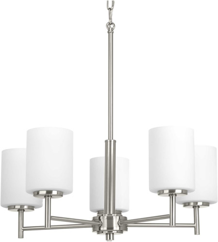 Replay 5 Light 21 inch Brushed Nickel Chandelier Ceiling Light