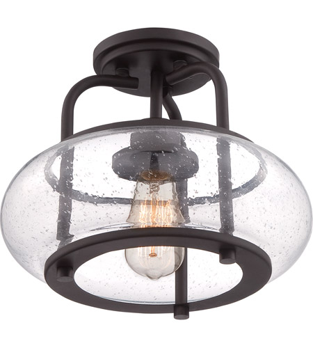 Quoizel Trilogy Light Semi Flush Mount In Old Bronze Trg Oz