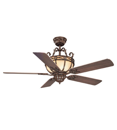 Savoy House Tuscan Iron The Grenada 52in Indoor Ceiling Fan in ...