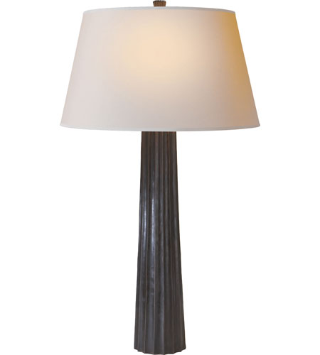 Visual Comfort CHA8906CG-NP E.F. Chapman Fluted 32 inch 100 watt Crystal Decorative Table Lamp Portable Light photo