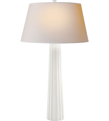 Visual Comfort CHA8906CG-NP E.F. Chapman Fluted 32 inch 100 watt Crystal Decorative Table Lamp Portable Light photo
