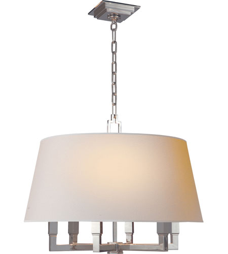 Sandy Chapman 6 Light Square Tube Chandelier by Visual Comfort
