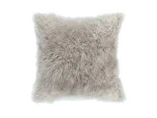 2022 Colors of Spring | Perfectly Pale | Moe's Home Collection | Cashmere Fur Pillow