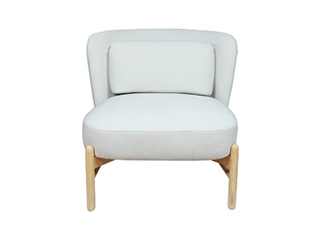 2022 Colors of Spring | Snow White | Moe's Home Collection | Sigge Accent Chair