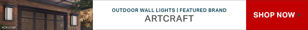 Featured Brand | Artcraft | Outdoor Wall Lighting | Shop Now