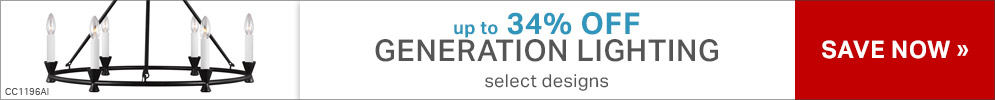 Generation Lighting | 25% Off Select Skus | Save Now