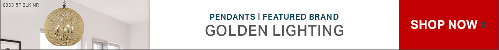 Featured Brand | Golden Lighting | Pendants | Shop Now