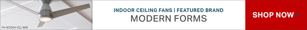 Modern Forms | Featured Brand | Indoor Ceiling Fans | Save Now