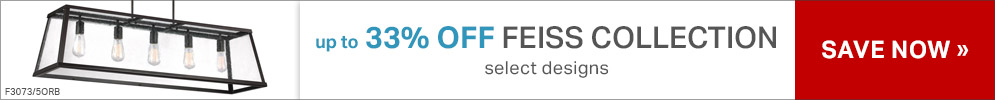 Feiss Collection | 33% Off Select Skus | Save Now