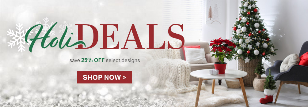 HoliDeals | Save 25% Off Select Designs | Shop Now