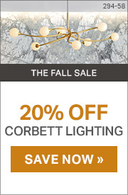 The Fall Sale | 20% Off Corbett Lighting | Save Now