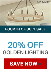 Spring Refresh Sale | 20% Off Golden Lighting | Save Now