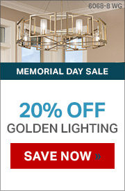 Spring Refresh Sale | 20% Off Golden Lighting | Save Now
