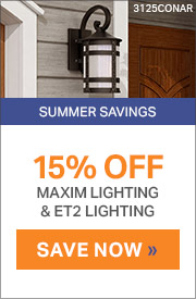 Summer Savings | 15% Off Maxim Lighting & ET2 Lighting | Save Now