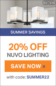 Summer Savings | 20% Off Nuvo Lighting with code: SUMMER22 | Save Now