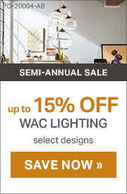 Semi-Annual Sale | up to 15% Off WAC Lighting | Select Designs | Save Now