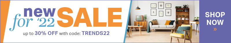 New for 22 SALE | Save up to 30% Off Lighting & Décor with code: TRENDS22 | Shop Now