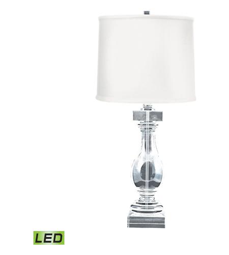 41ELIZABETH 46161-CL Amadeus 28 inch 9.5 watt Clear Table Lamp Portable Light in LED, 3-Way, Balustrade