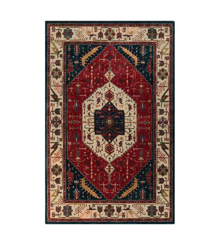 41ELIZABETH 42726-RB Beverly 132 X 96 inch Red and Blue Area Rug, Wool photo