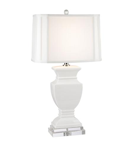 41ELIZABETH 46150-GW Colbert 27 inch 150 watt Gloss White Table Lamp Portable Light in Incandescent, 3-Way photo