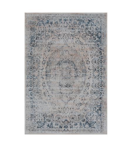 41ELIZABETH 42345-GG Ademaro 123 X 94 inch Gray and Gray Area Rug, Polypropylene and Chenille