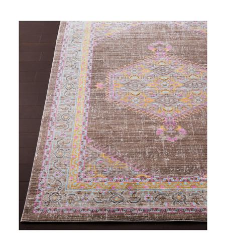 41ELIZABETH 52528-BP Ayland 34 X 24 inch Bright Pink/Dark Brown/Taupe/Bright Yellow Rugs, Polyester ger2316-front.jpg