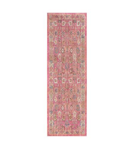 41ELIZABETH 52566-BP Ayland 151 X 108 inch Bright Pink/Pale Pink/Bright Yellow/Dark Blue Rugs, Rectangle