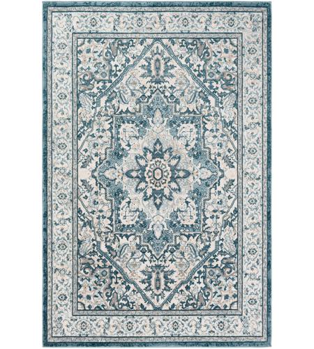 41ELIZABETH 55804-S- Constance 87 X 63 inch Sage/Metallic - Gold/Teal/White/Taupe Rugs photo