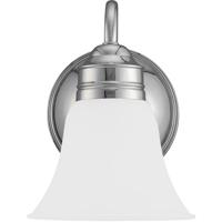 41ELIZABETH 46331-CSE Adger 1 Light 7 inch Chrome Wall Sconce Wall Light in Satin Etched Glass thumb