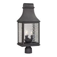 41ELIZABETH 47236-C Chad 3 Light 23 inch Charcoal Outdoor Post Light photo thumbnail