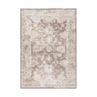 41ELIZABETH 48221-T Acton 90 X 63 inch Taupe/Cream/White Rugs, Polyester thumb