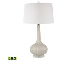 41ELIZABETH 40342-OL Cassiel 30 inch 9.5 watt Off-White Table Lamp Portable Light in LED, 3-Way photo thumbnail