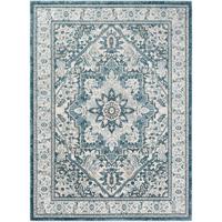 41ELIZABETH 55804-S- Constance 87 X 63 inch Sage/Metallic - Gold/Teal/White/Taupe Rugs photo thumbnail