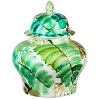 Round Leaf Decorative Jar or Canister