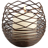 Coiled Silk Candle or Candle Holder