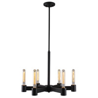 Eglo Lighting Eglo USA 204554A Eight Light Pendant from Broyles Collection 32.00 inches Matte Black