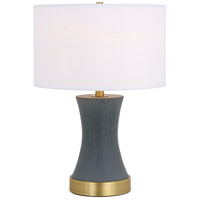 Smoky 15.5 x 15.5 x 32 Elegant Lighting 1206TL15GI-GT/RC Madison Collection Table Lamp 3-Light