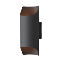 Black 1-Light 8 Watt Maxim 51116FTBK Michelle Polycarbonate Shade Outdoor LED Wall Sconce 5H x 5W