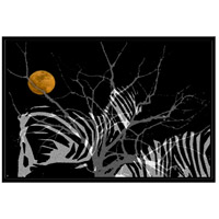 Zebra Moon Wall Accent