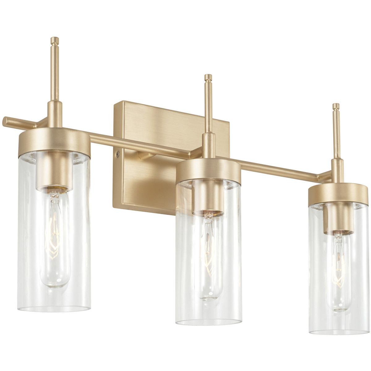 Lighting New York AA1015SF Austin Allen & Co. Elijah 3 Light 19 inch Soft Gold Vanity Light Wall Light AA1015SF - Open Box