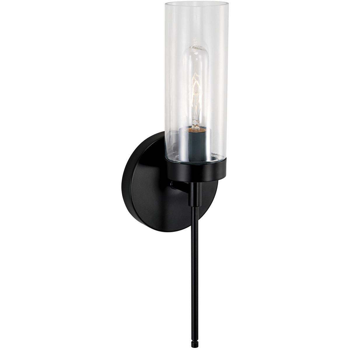 Austin Allen & Co. AA1016MB Elijah 1 Light 5 inch Matte Black Sconce Wall Light
