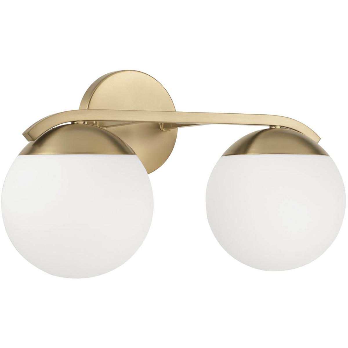 Austin Allen & Co. AA1032MA Oliver 2 Light 17 inch Matte Brass Vanity Light Wall Light